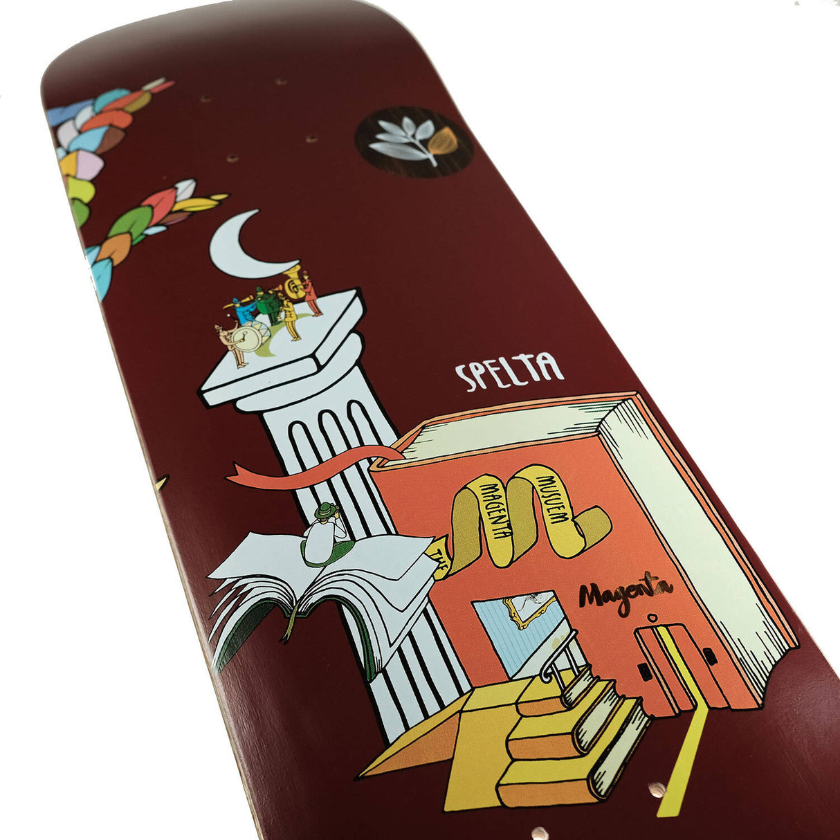 Magenta Lucid Dream Skateboard Deck - Ruben Spelta 8.25"