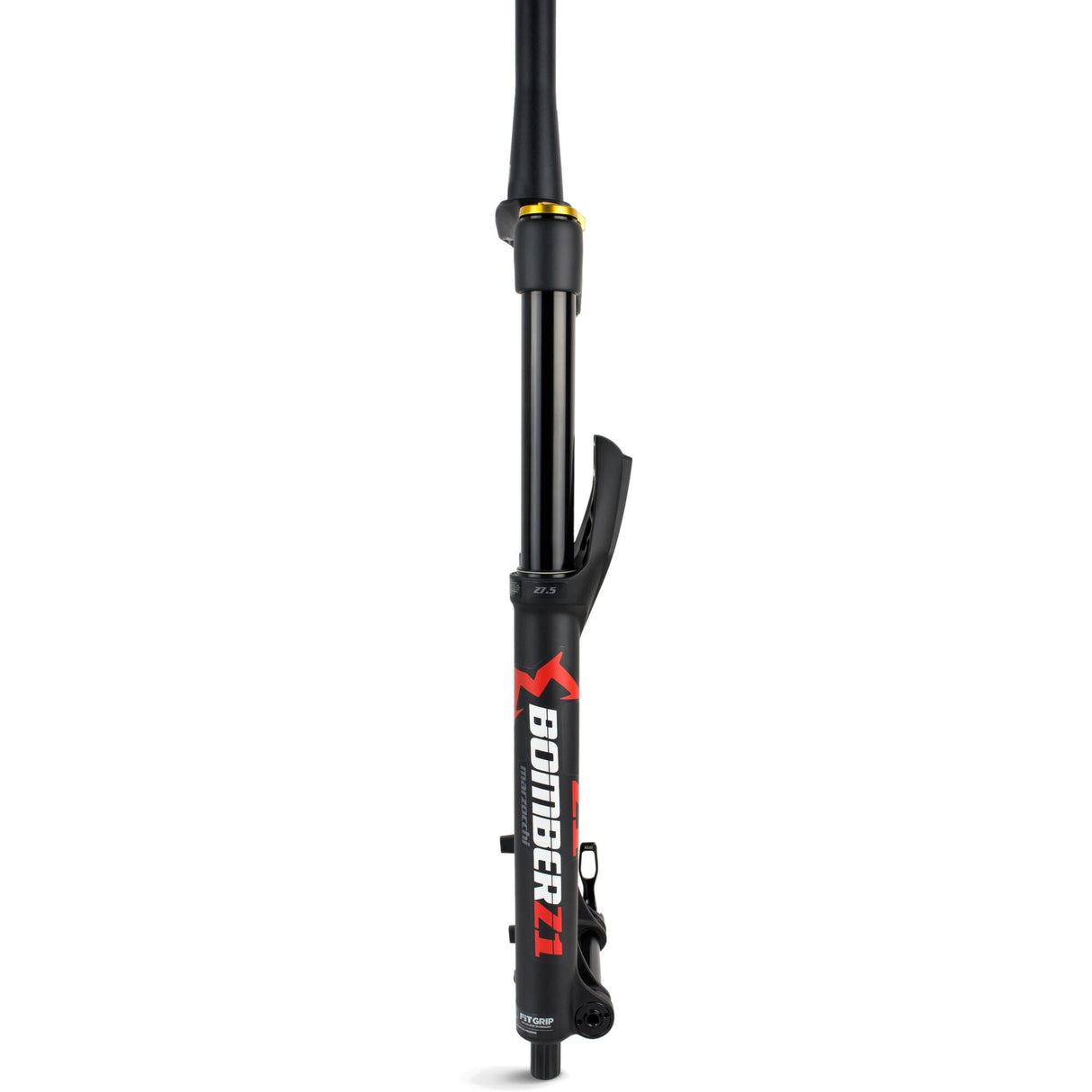 Marzocchi Bomber Z1 Coil GRIP Tapered 15QR 110mm Forks - Black 27.5 Wheel / 170mm Travel / 15QR x 110mm Axle / 44mm Rake