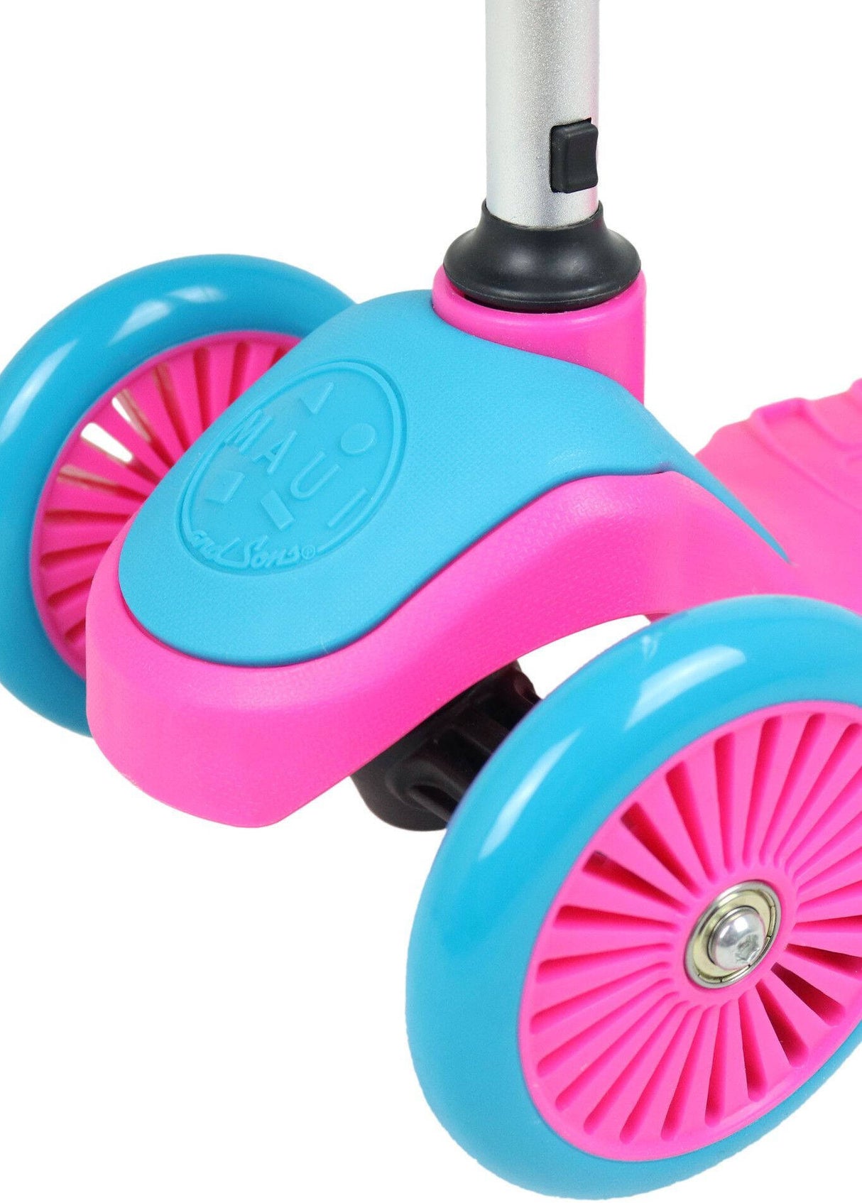 Maui And Sons Mini Sharkman Complete Scooter - Pink/Blue