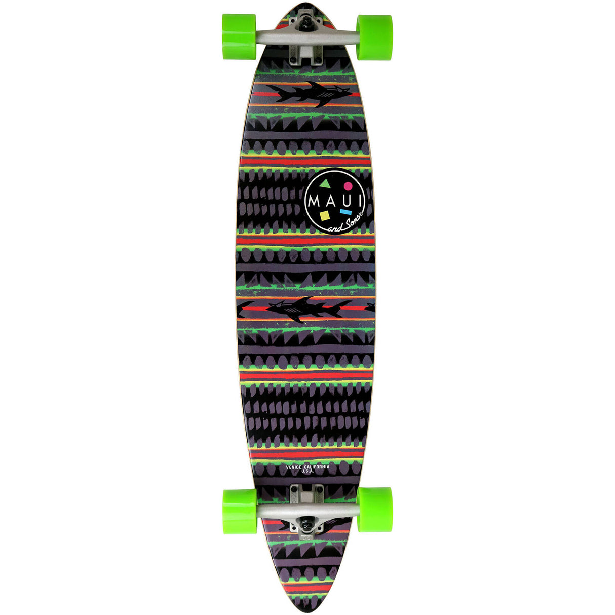 Maui and Sons Chaser Pintail Complete Longboard - 39''