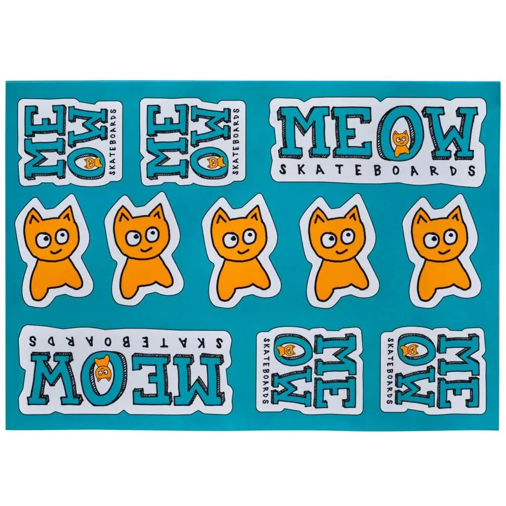 Meow Logo Sticker Sheet
