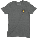 Meow Tabby Seal T Shirt - Dark Heather