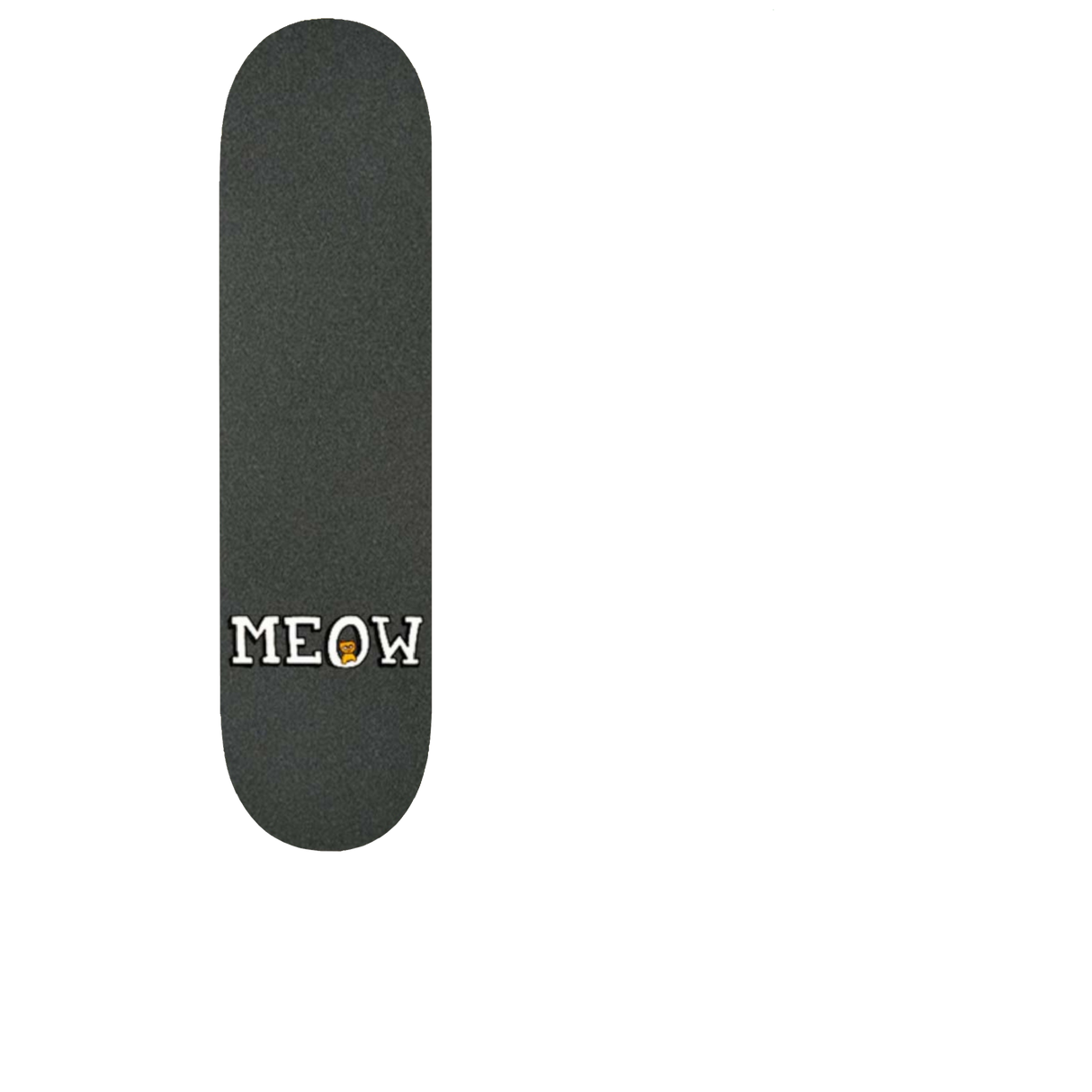 Meow Printed Skateboard Grip Tape - Small Logo 9"