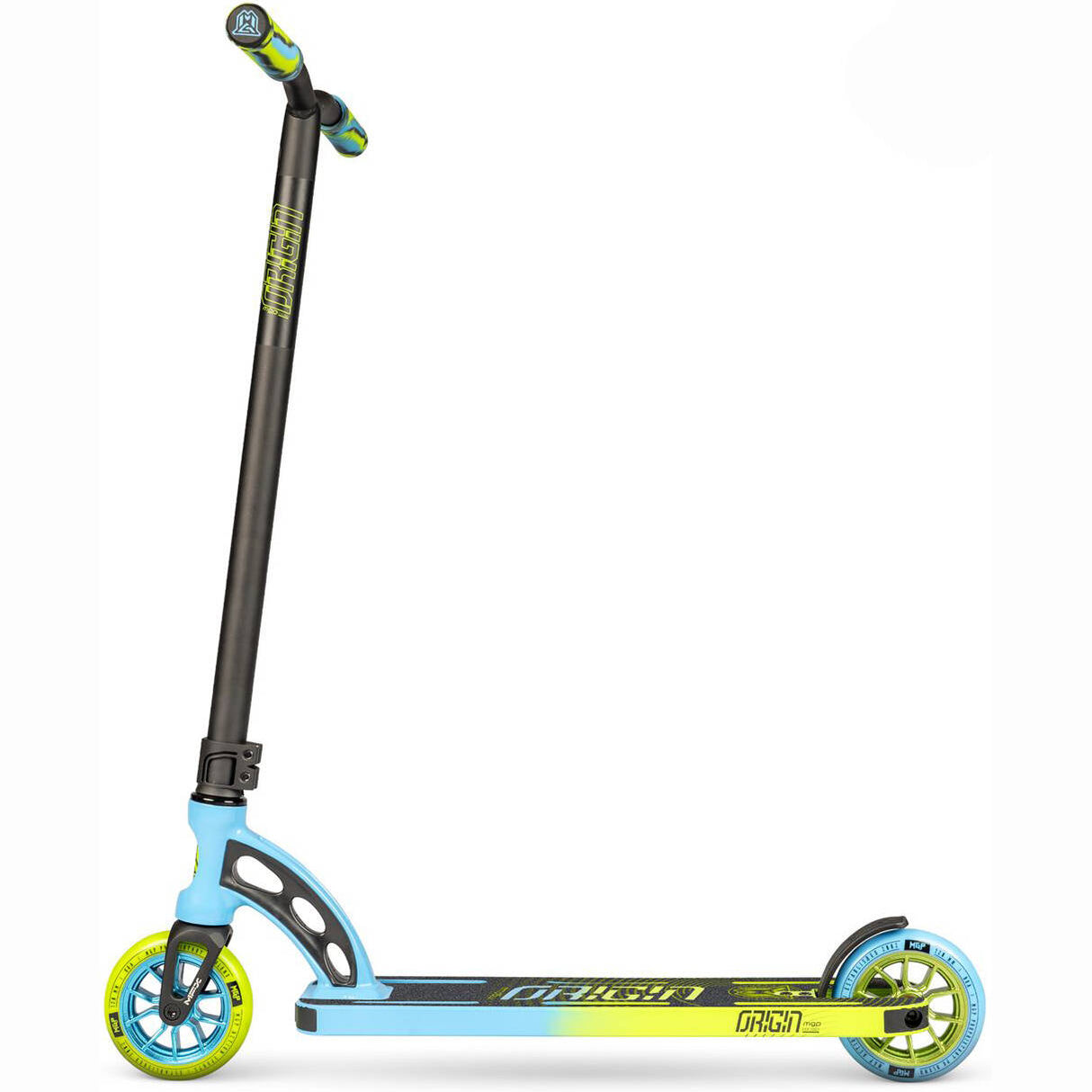MGP VX Origin Pro 4.5'' Stunt Scooter - Blue/Lime