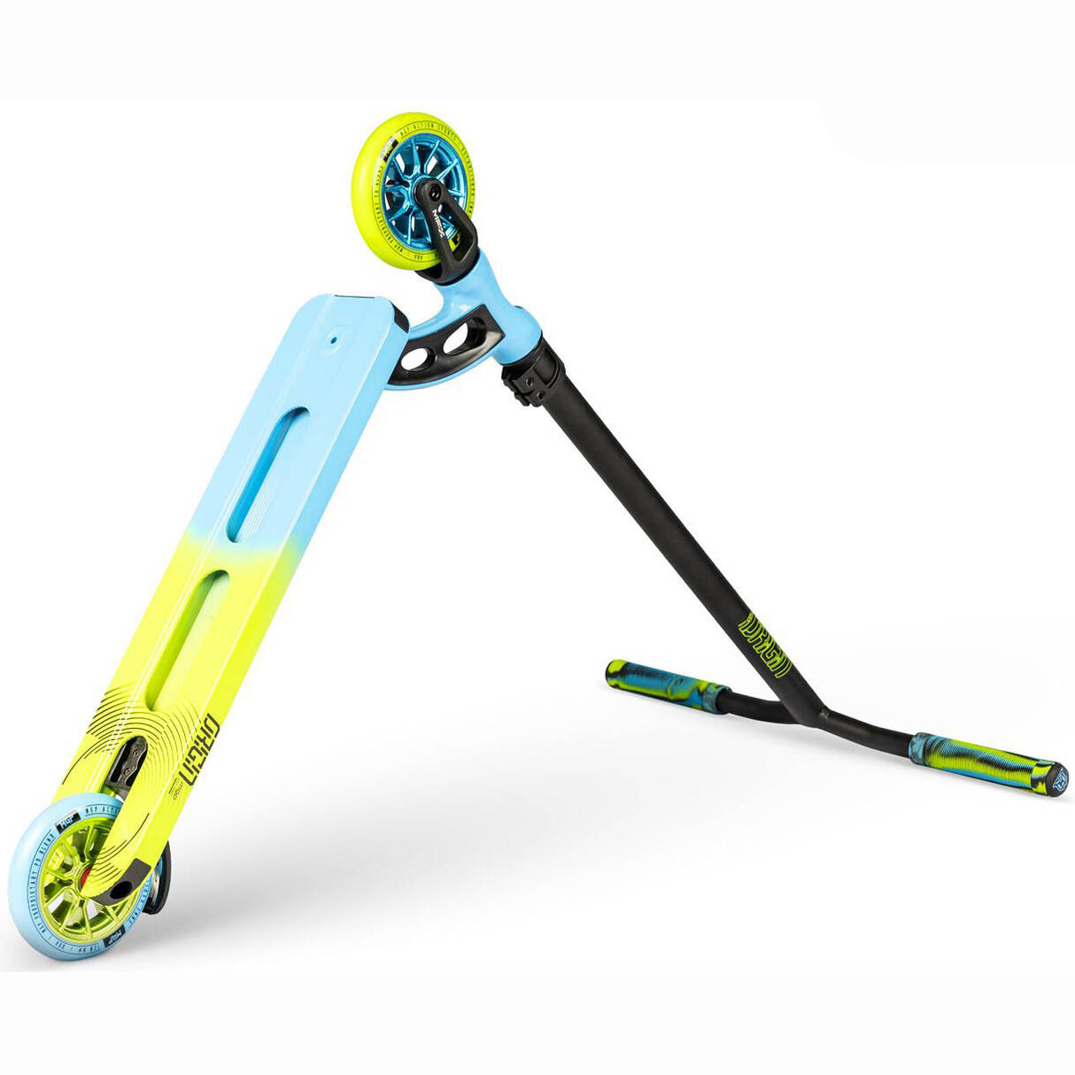 MGP VX Origin Pro 4.5'' Stunt Scooter - Blue/Lime