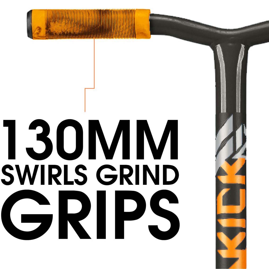 Madd Gear Kick Mini Pro Rascal IV Stunt Scooter - Black/Orange