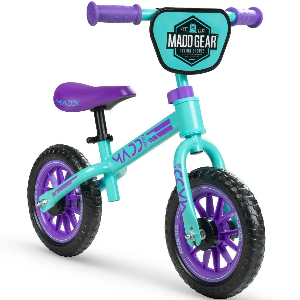 Madd Gear My 1st BMX Balance Bike - Teal/Purple