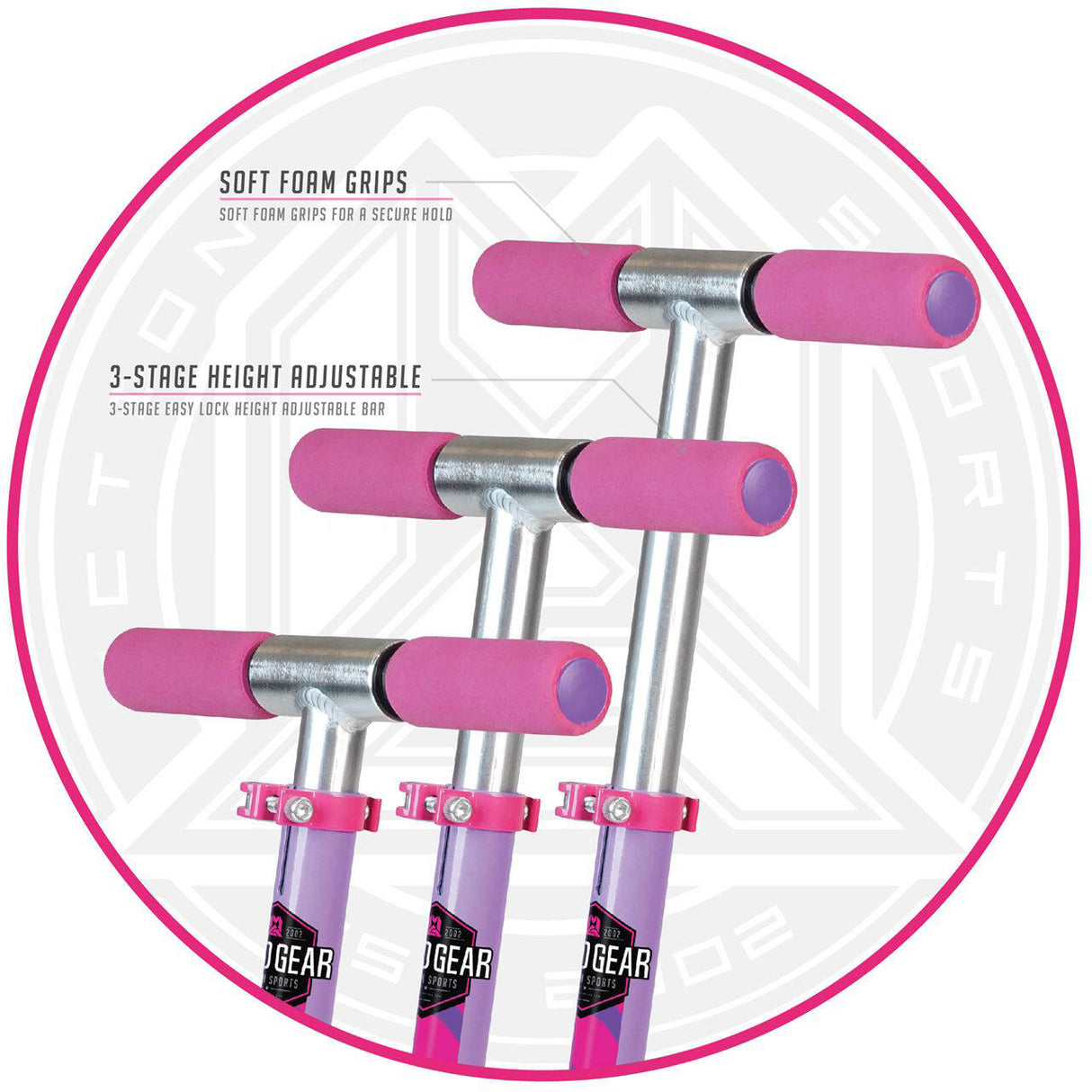 Madd Gear Carve 100 Folding Scooter - Purple/Pink