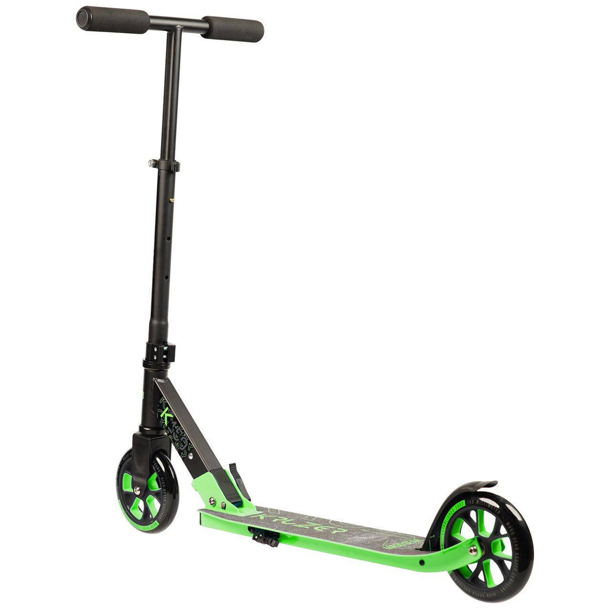 Madd Gear Carve Kruzer 150 Folding Scooter - Black/Lime