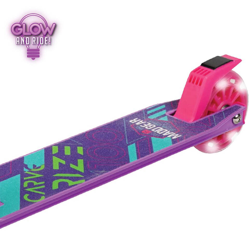Madd Gear Carve Rize Folding Scooter - Purple/Pink