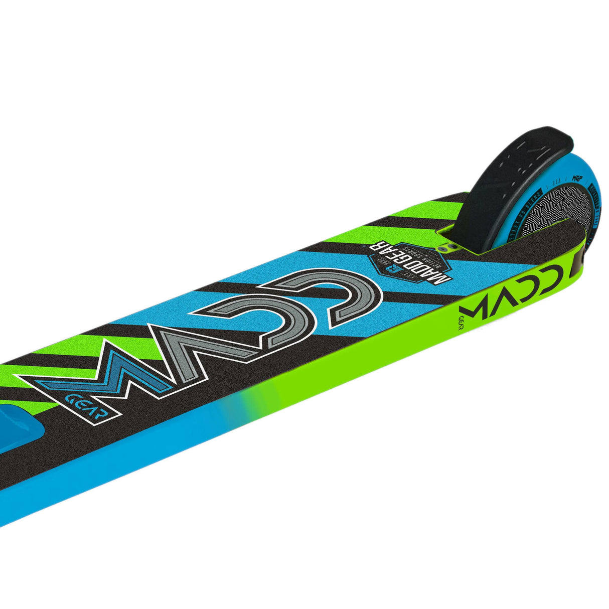 Madd Kick Pro V5 Stunt Scooter - Blue/Lime