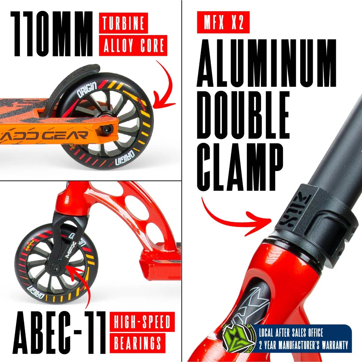 MGP VX Origin IV 450 Stunt Scooter - Phonon