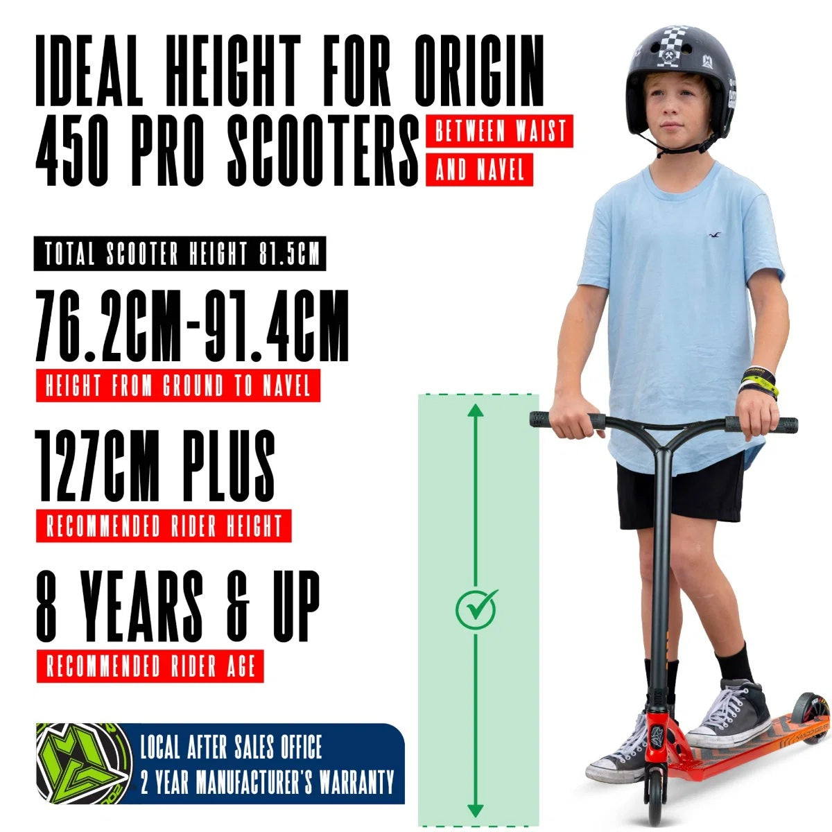 MGP VX Origin IV 450 Stunt Scooter - Phonon