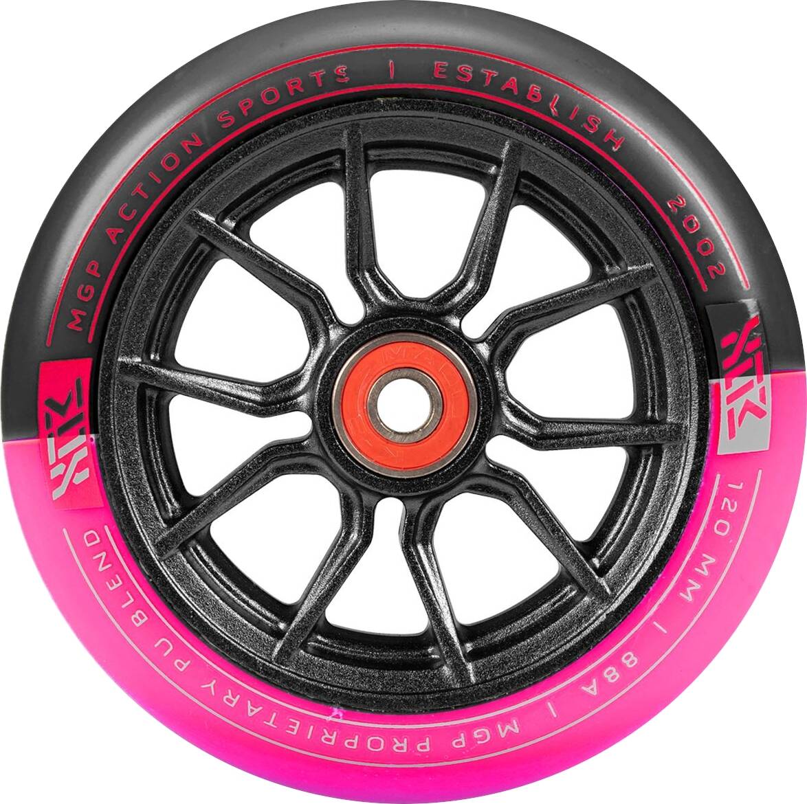 MGP MFX Syndicate Scooter Wheel 120mm - Black/Pink