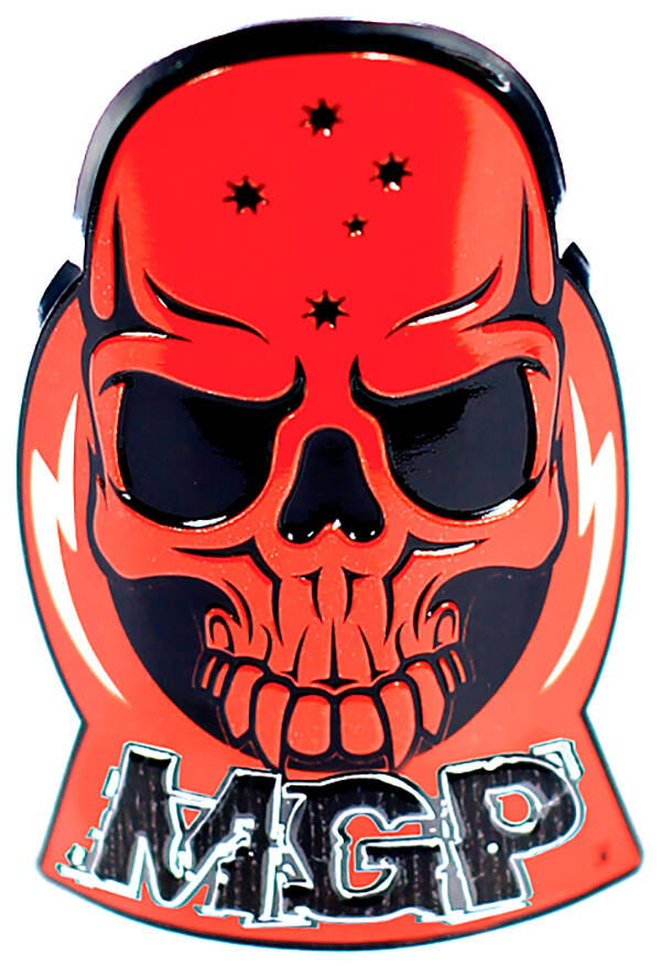 Mgp Alloy Headtube Decal - Red