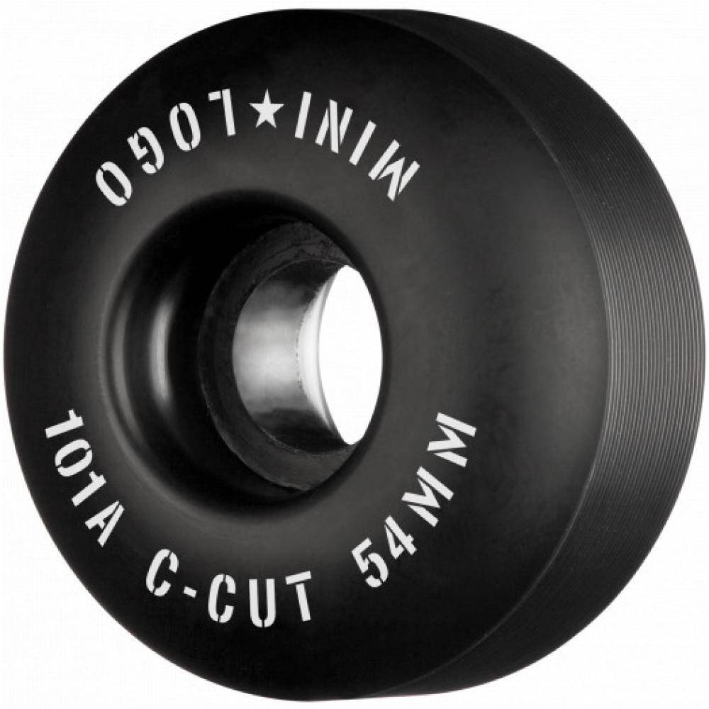 Mini Logo C-Cut 2 101a Skateboard Wheels - Black 54mm (Pack of 4)