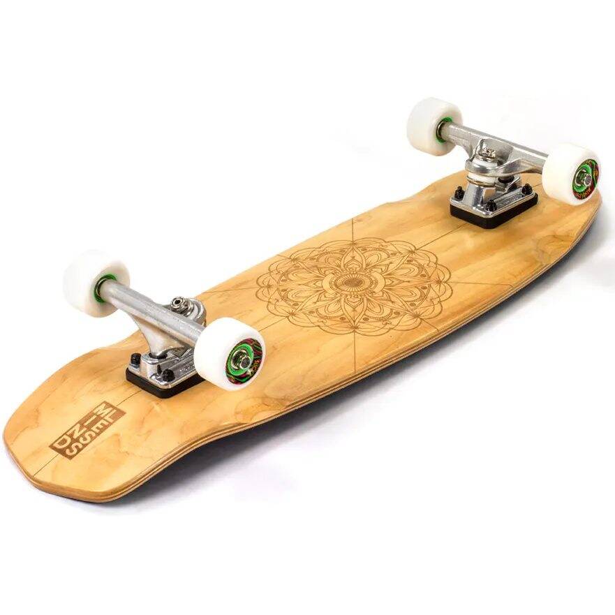 Mindless Mandala Gen X Complete Cruiser Skateboard - Natural 28''