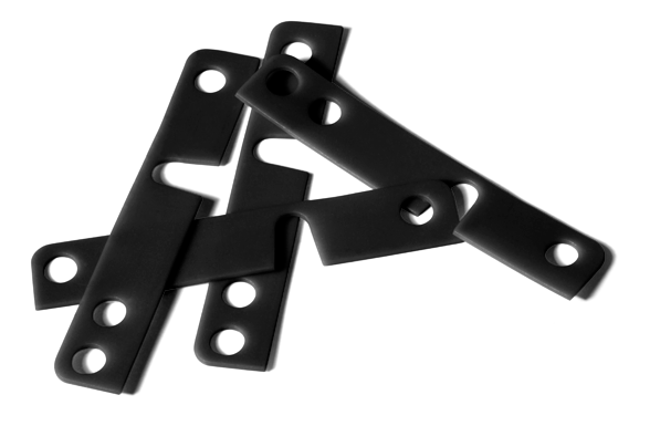 Mindless Drop-Through Riser Pads - Black