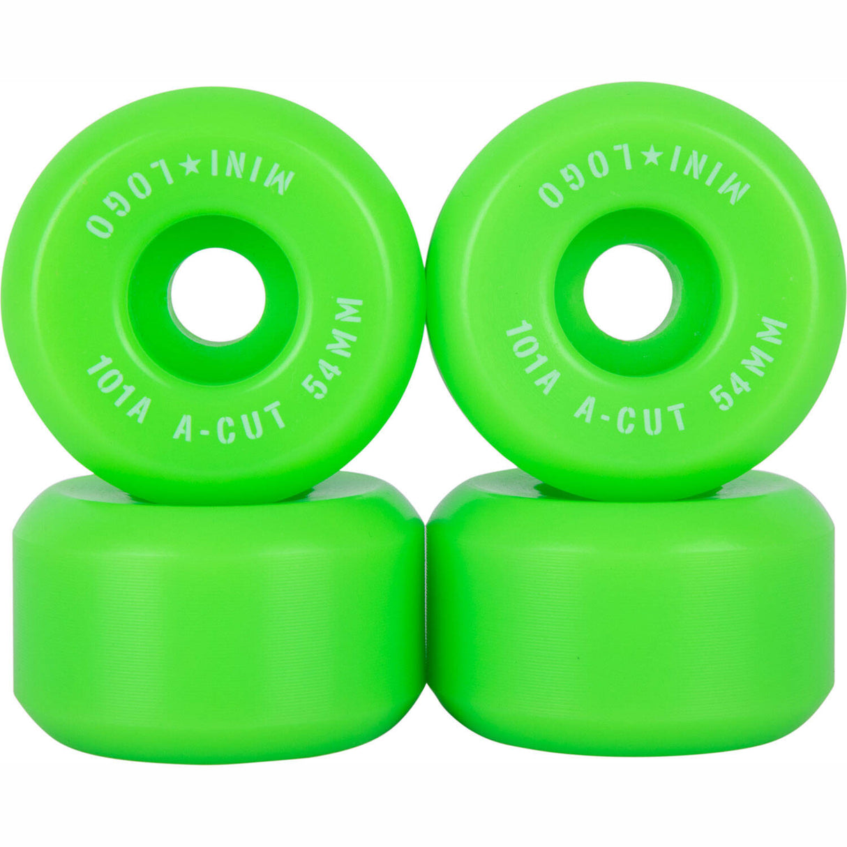 Mini Logo A-Cut 2 101a Skateboard Wheels - Green 54mm