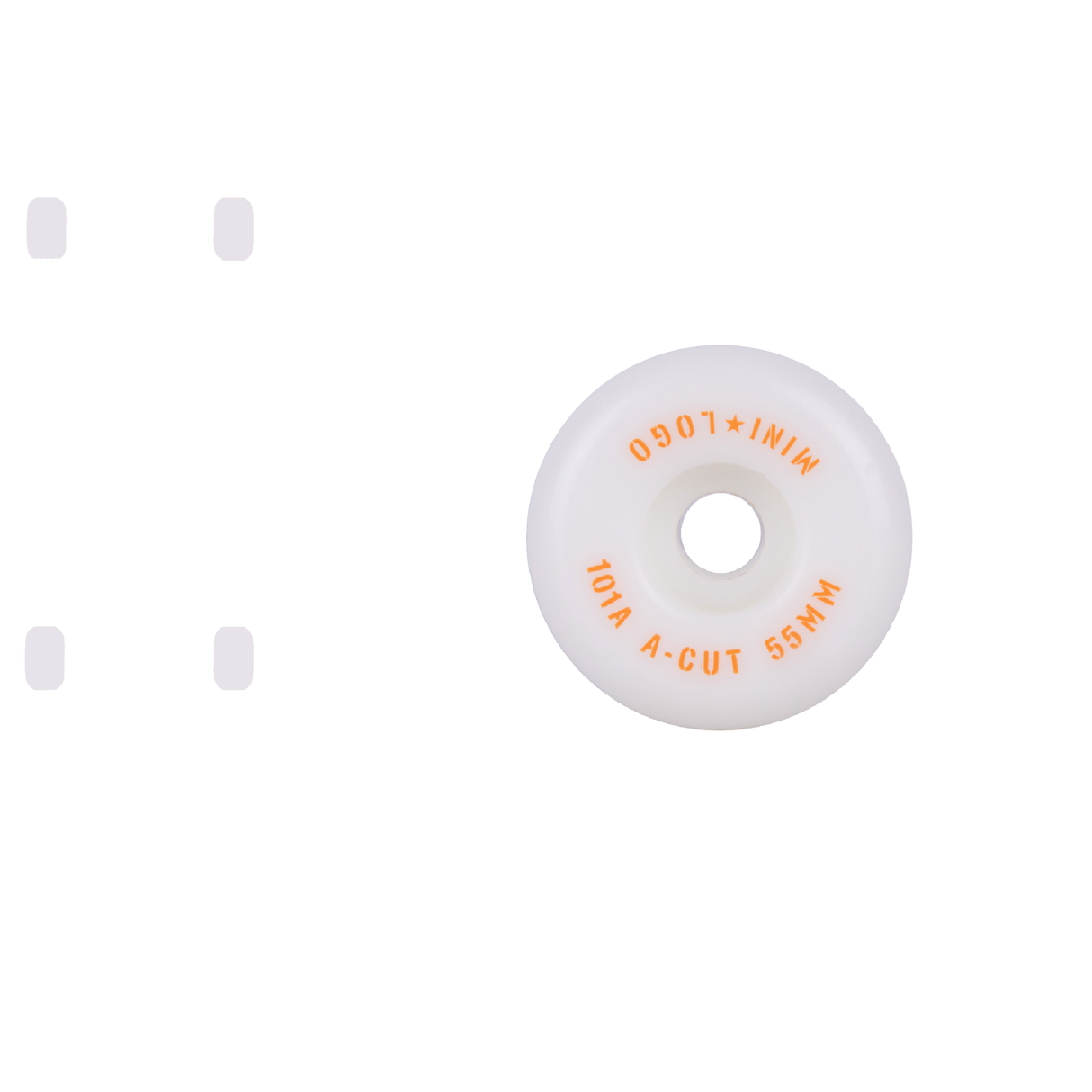 Mini Logo A-Cut 2 101a Skateboard Wheels - White 55mm
