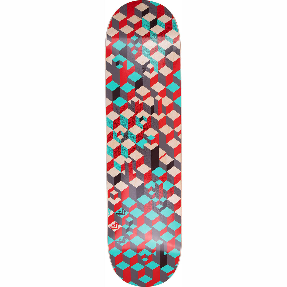 Mini Logo Patterns Skateboard Deck - Blocks 7.75"