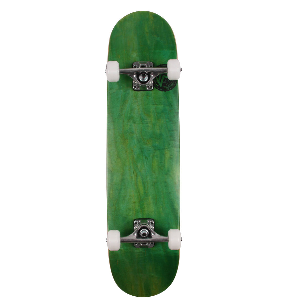 Mini Logo Chevron Stamp Complete Skateboard - Dyed Green 8.25''