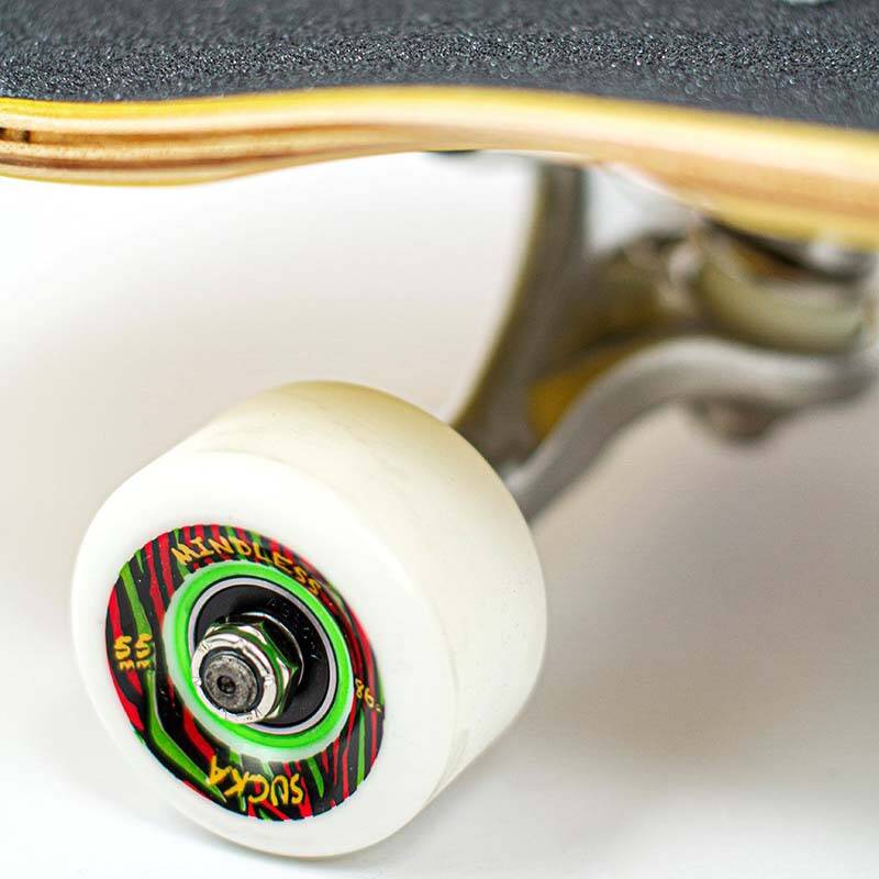 Mindless Sucka Skateboard Wheels - White 55mm (Pack of 4)