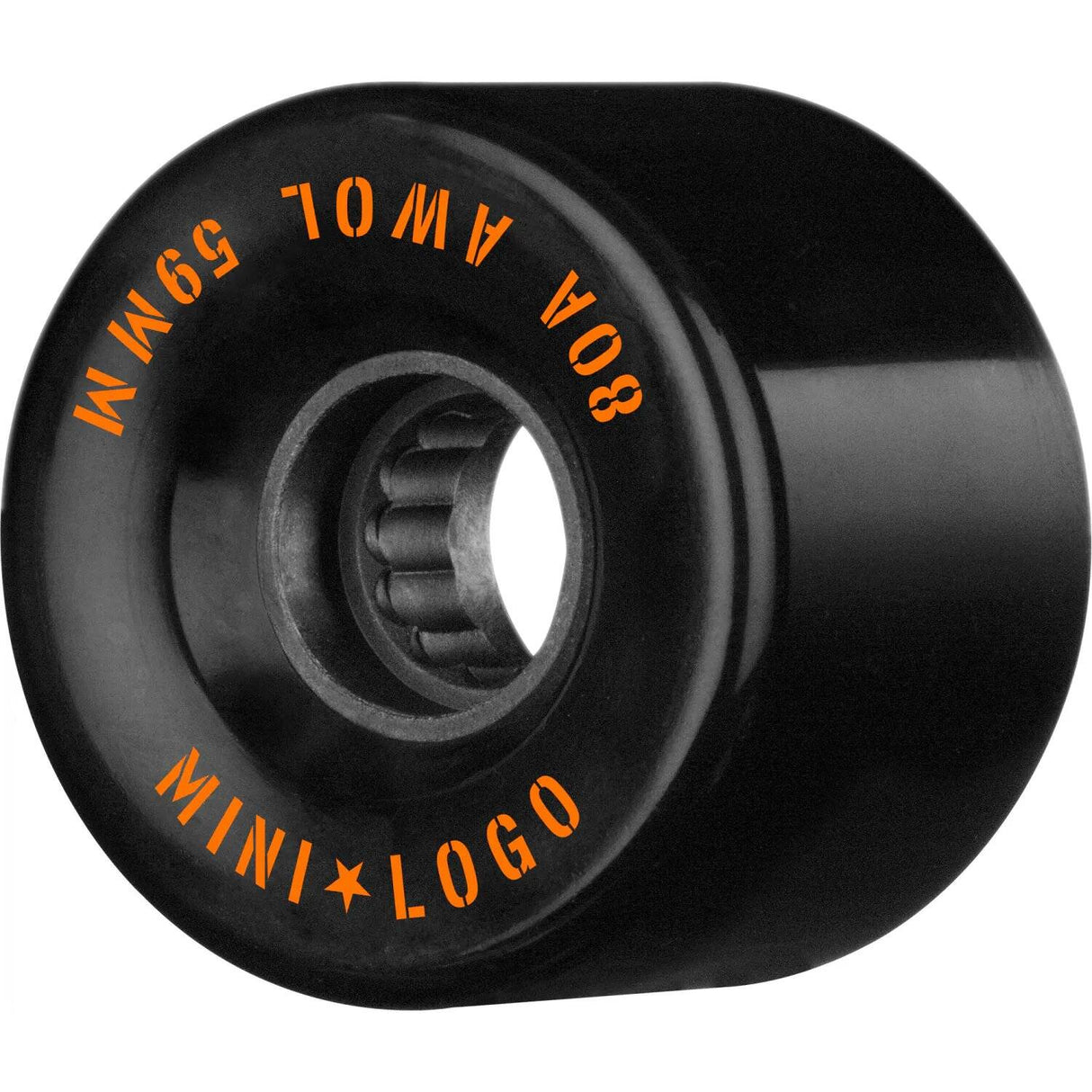 Mini Logo A.W.O.L 80a Longboard Wheels - Black 59mm (Pack of 4)