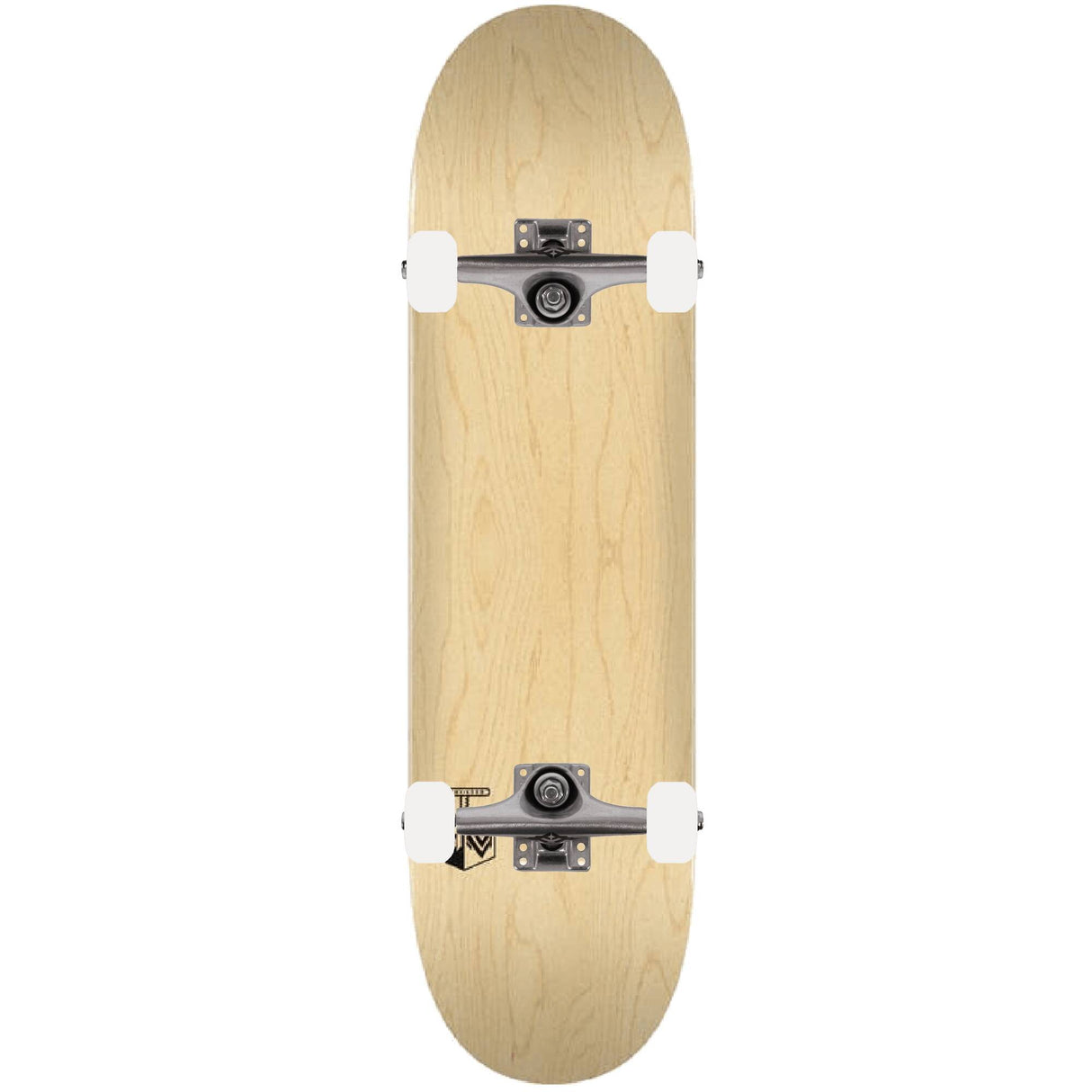 Mini Logo Custom Skateboard - Natural 7.5''