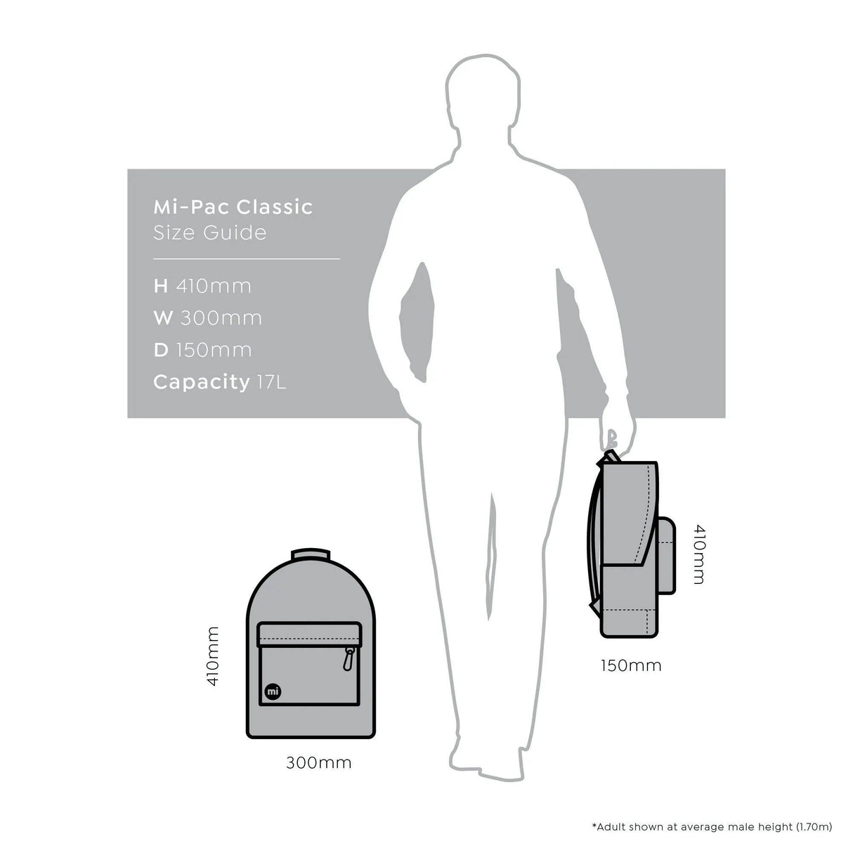 Mi-Pac Backpack - Classic All Black