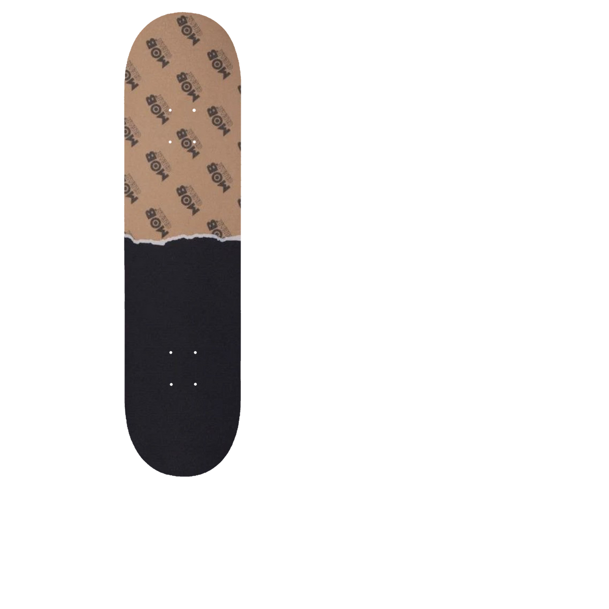 MOB Torn Skateboard Grip Tape - Clear 1