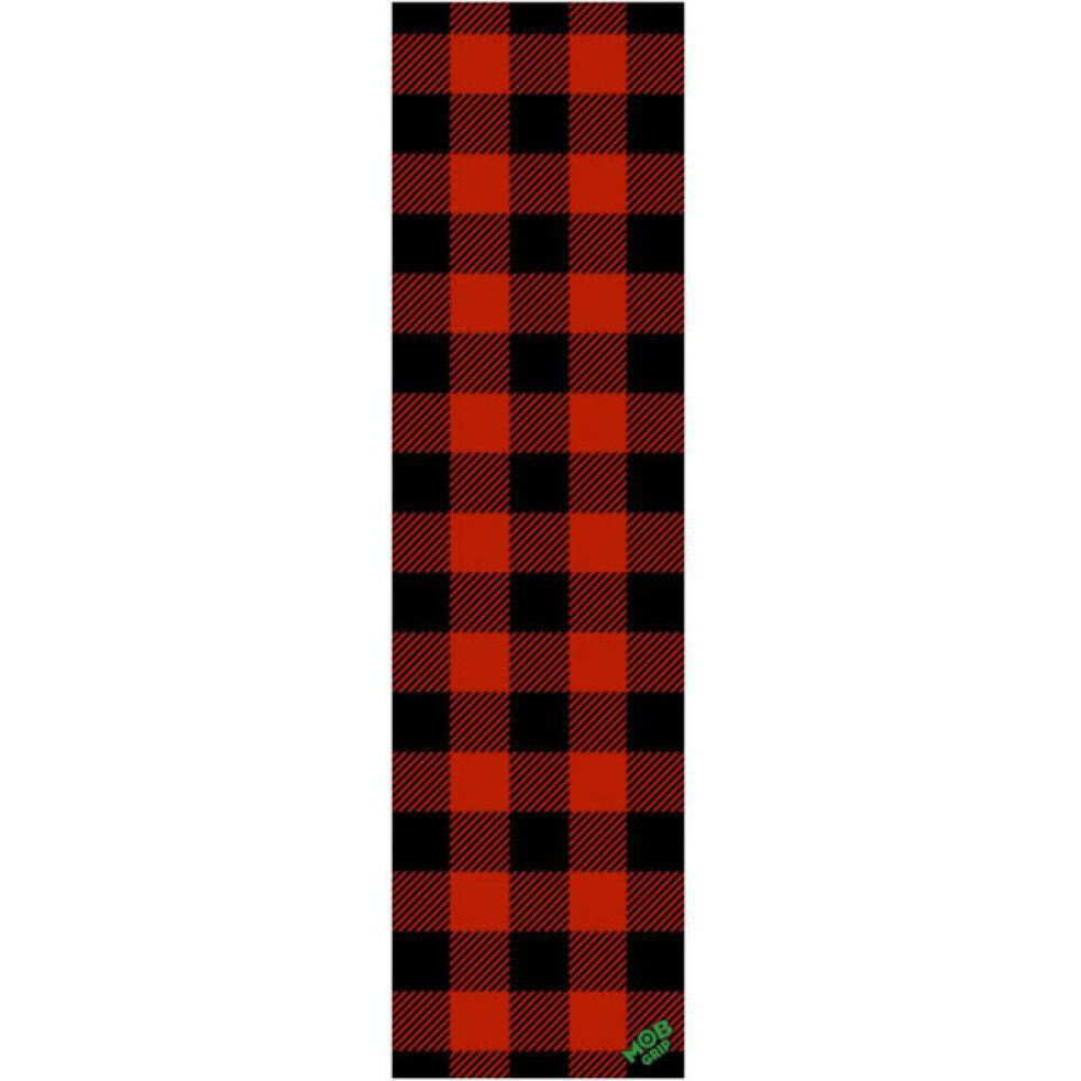 MOB Get Plaidical Skateboard Grip Tape - Red/Black