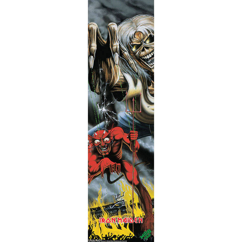 MOB X Iron Maiden Skateboard Grip Tape - Puppet