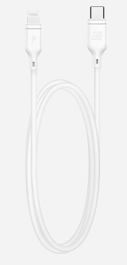 Momax Zero USB-C to Lightning 1.2m Charger - White