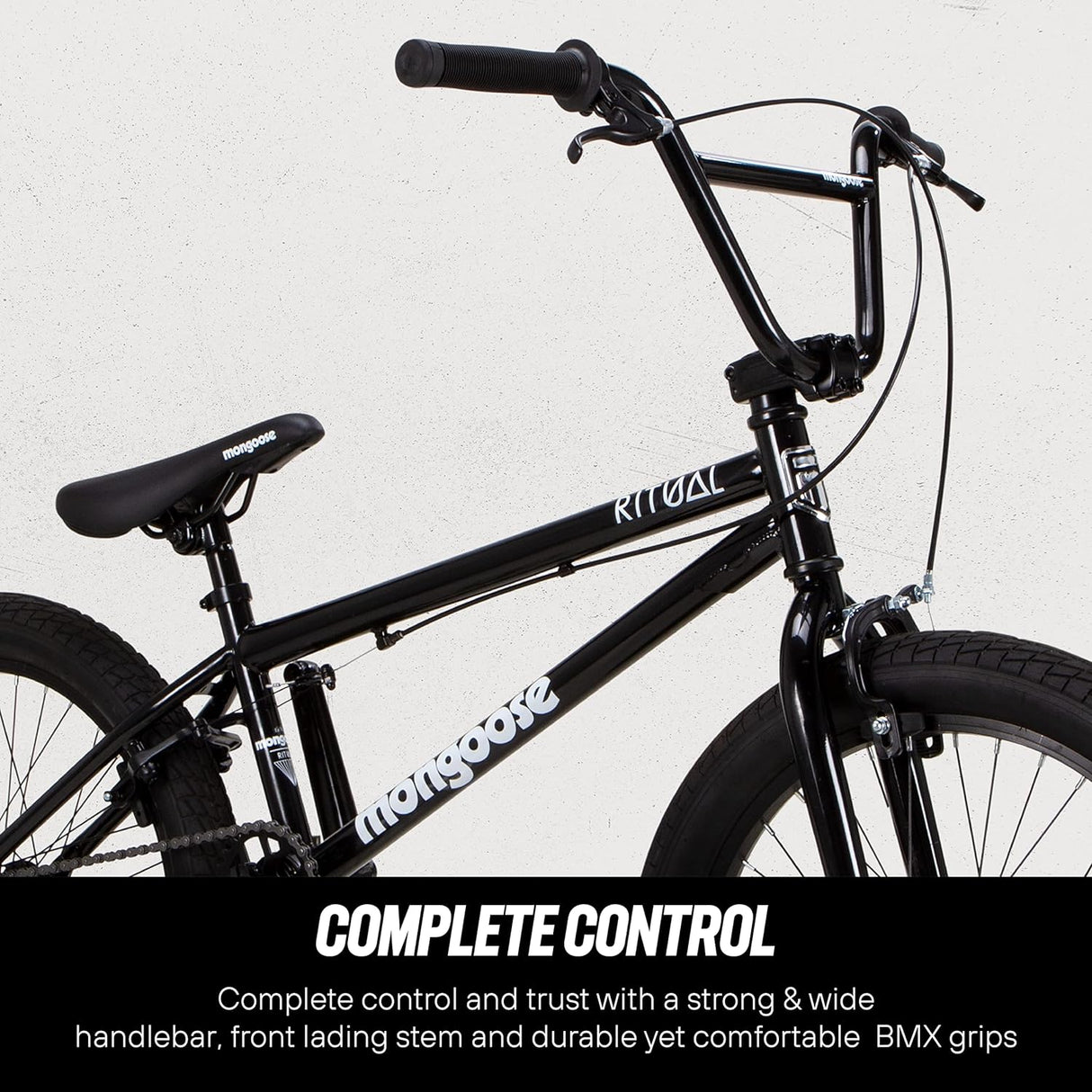 Mongoose Ritual 20" Complete BMX - Black