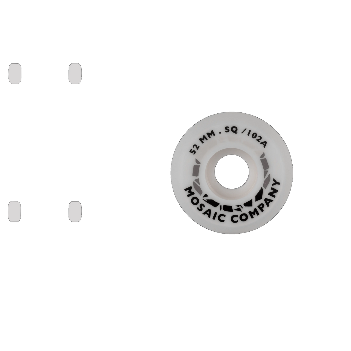 Mosaic Floor Skateboard Wheels - 52mm