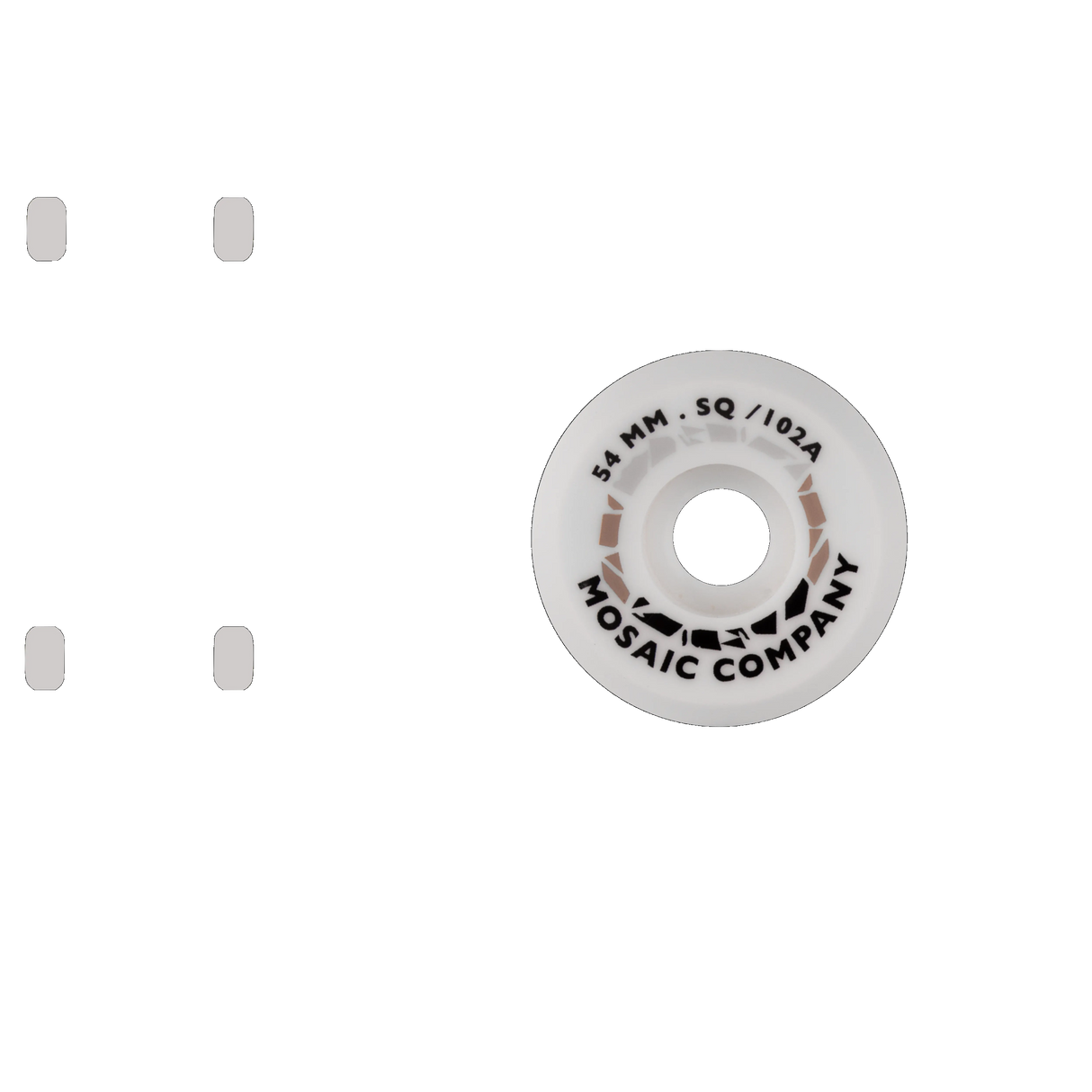 Mosaic Floor Skateboard Wheels - 54mm