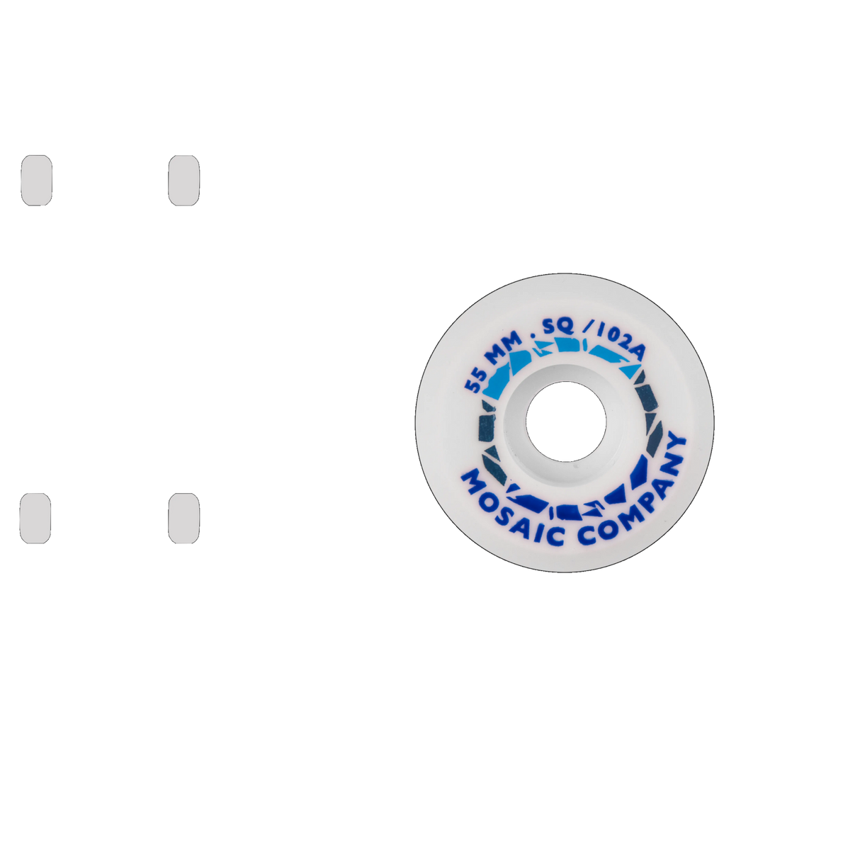 Mosaic Floor Skateboard Wheels - 55mm