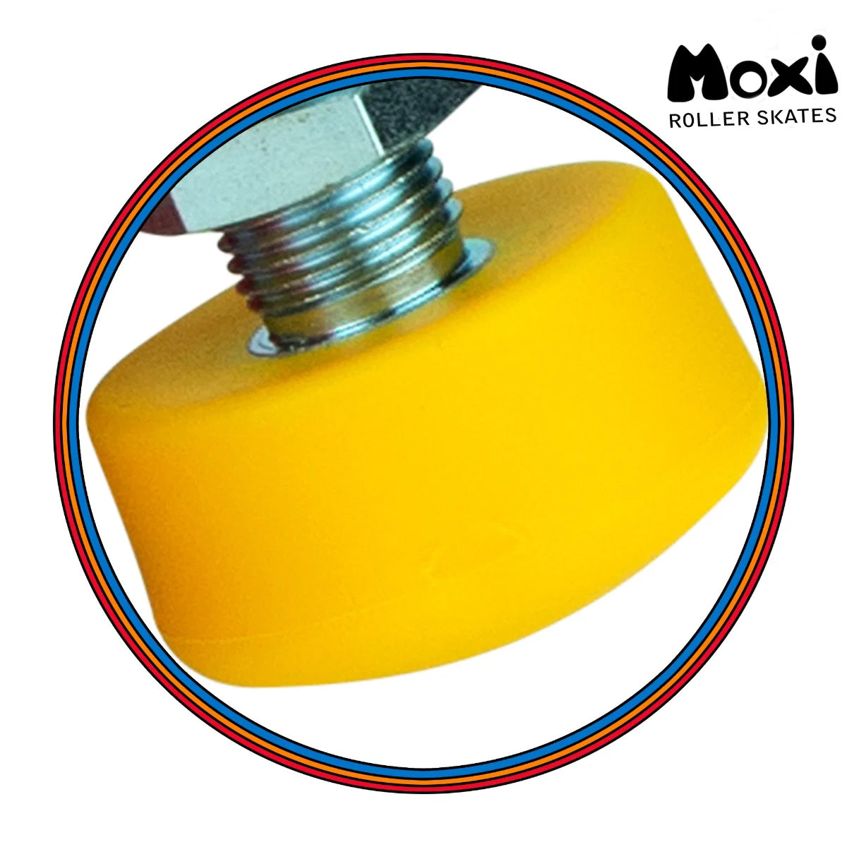 Moxi Rainbow Rider Roller Skate Toe Stops - Yellow