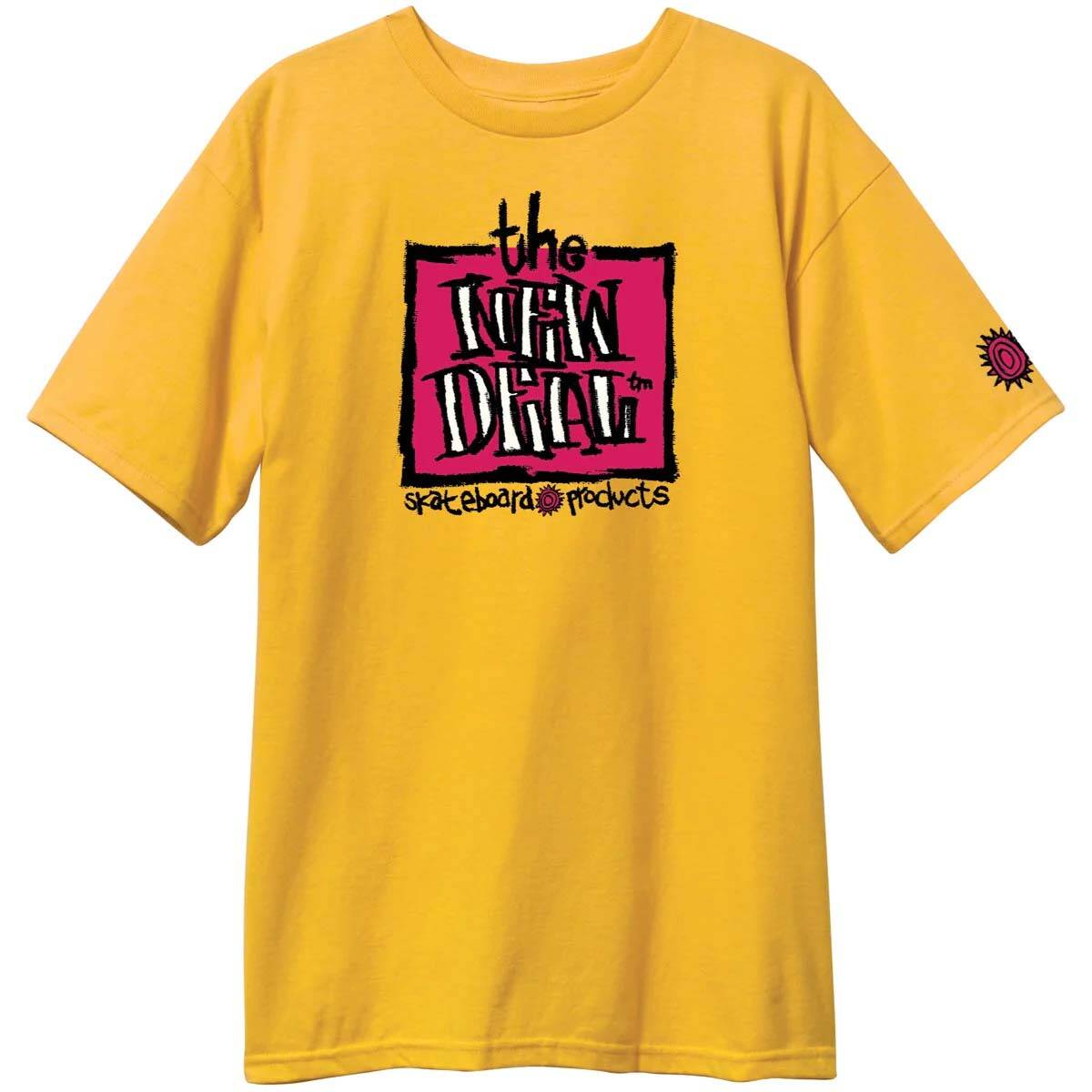 New Deal Original Napkin Logo T Shirt - Gold