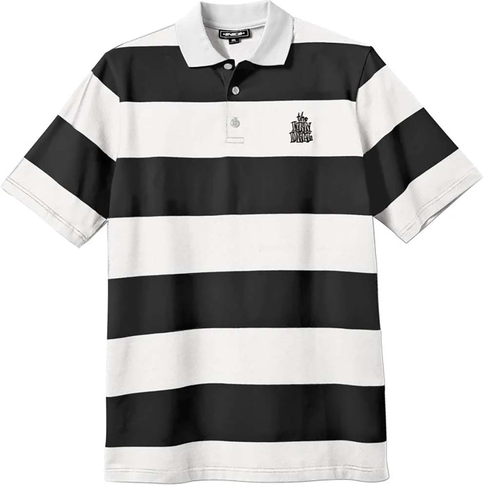 New Deal Polo T Shirt - Black/White