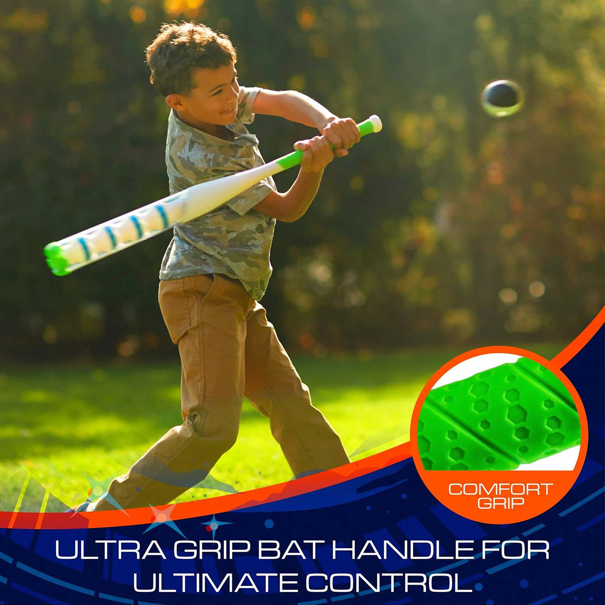 Nerf Power Blast Bat & Ball Set