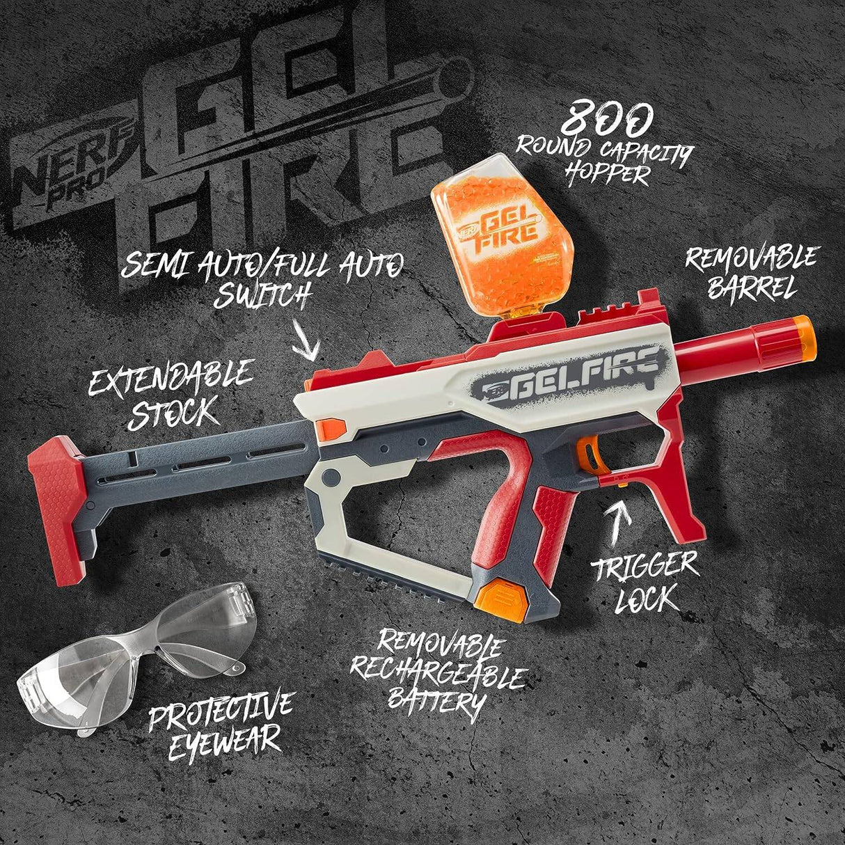 Nerf Pro Gelfire Mythic Blaster Water Gun