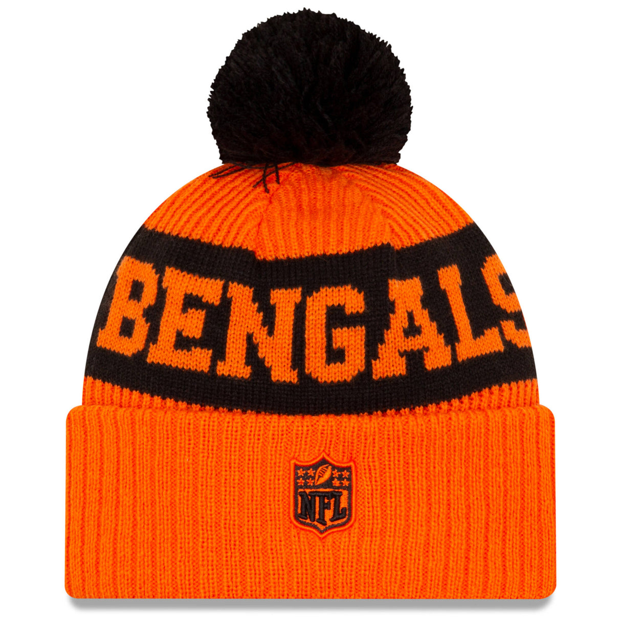 New Era Cincinnati Bengals NFL Cold Weather Sport Knit Beanie - Original Team Colours