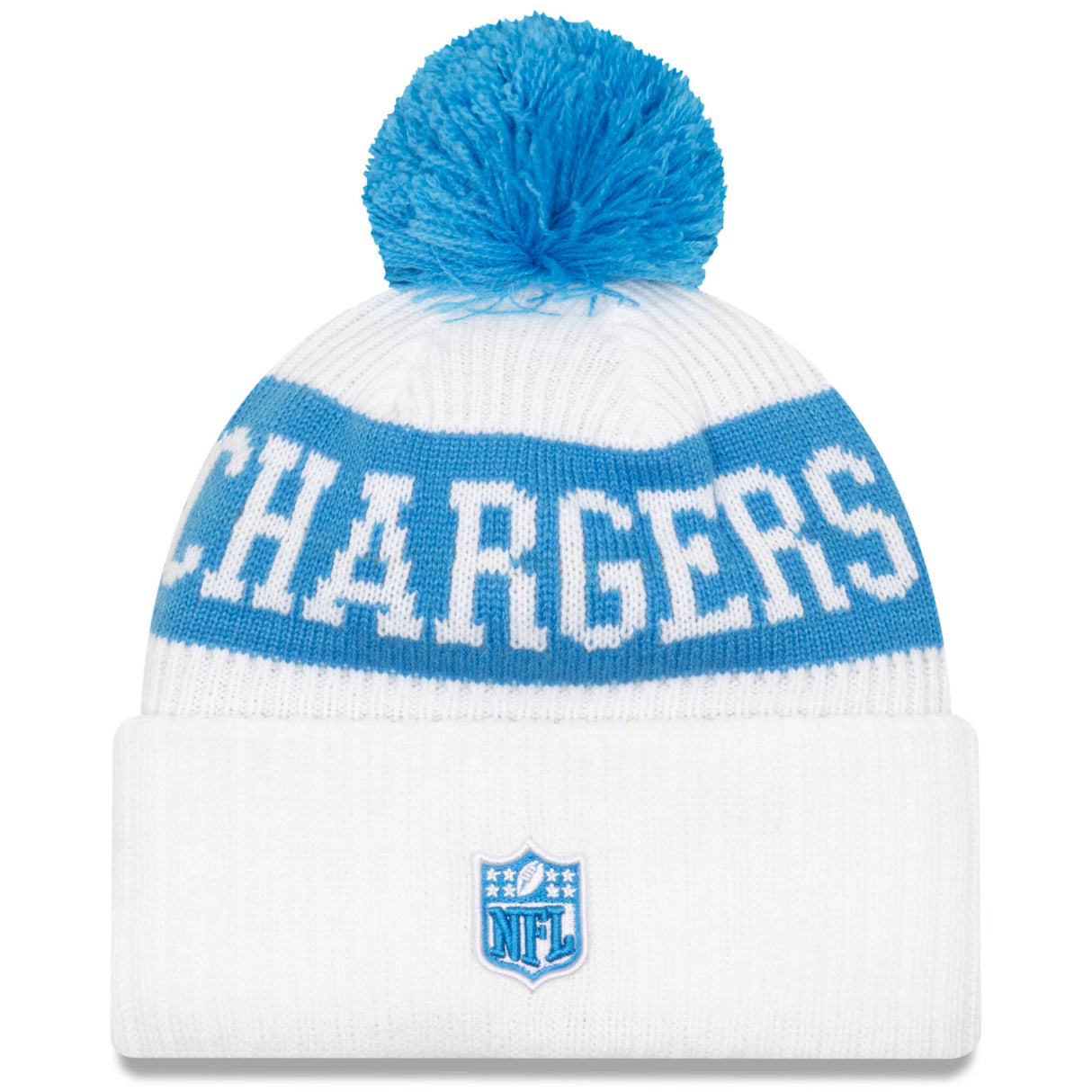 New Era Los Angeles Chargers NFL Cold Weather Sport Knit Beanie - Original Team Colours