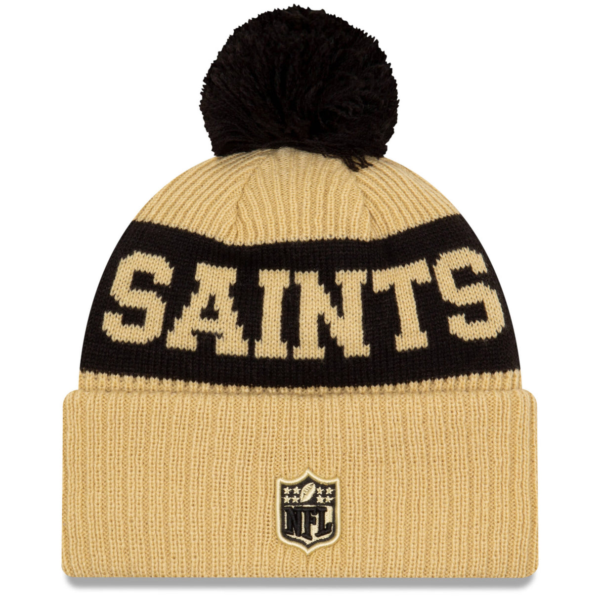 New Era New Orleans Saints NFL Cold Weather Sport Knit Beanie - Original Team Colours