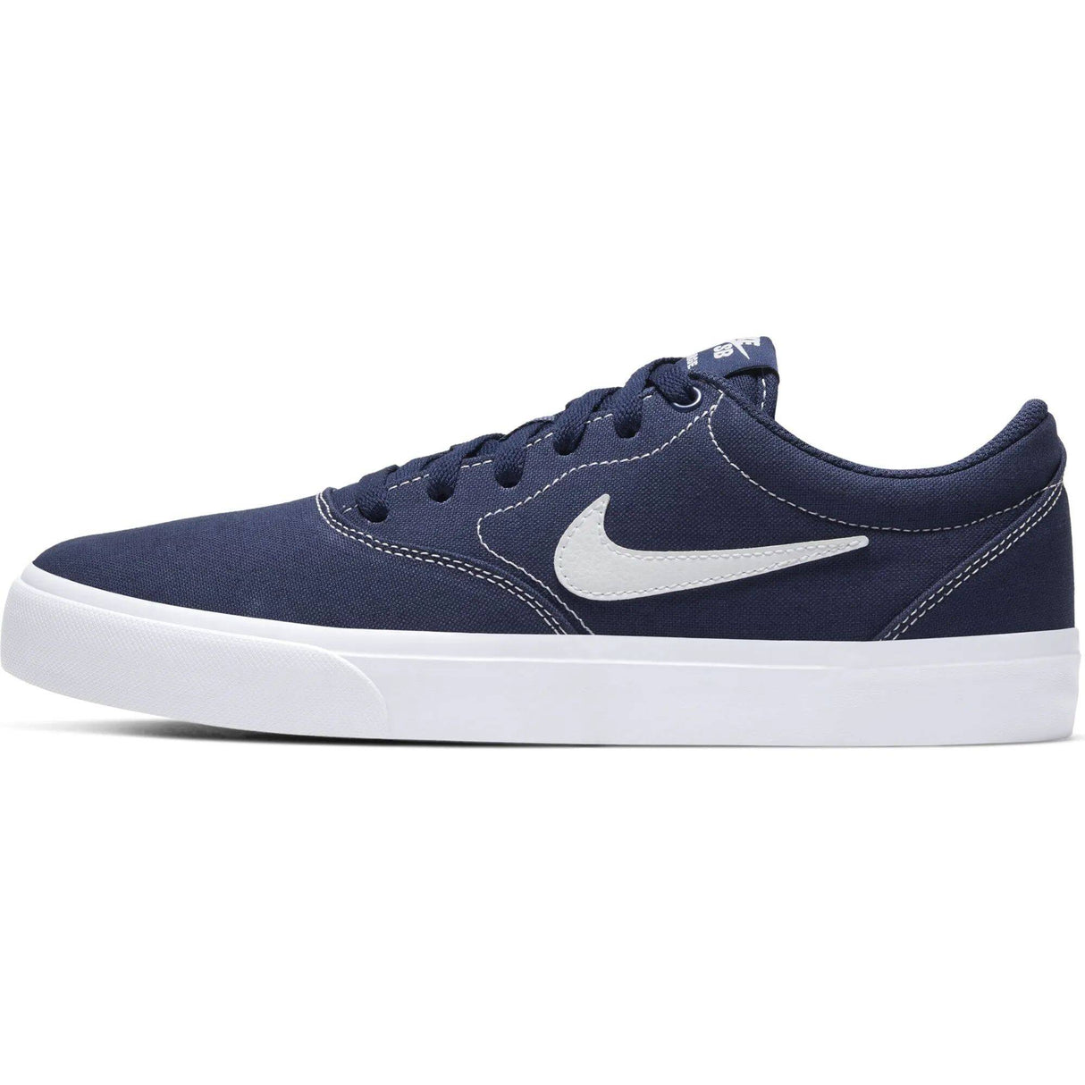 Nike SB Charge SLR Skate Shoes - Midnight Navy/White-Midnight Navy
