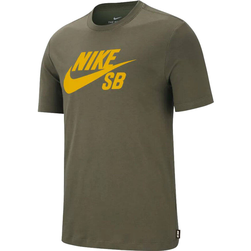 Nike SB Dri Fit T Shirt - Medium Olive/Dark Sulfur
