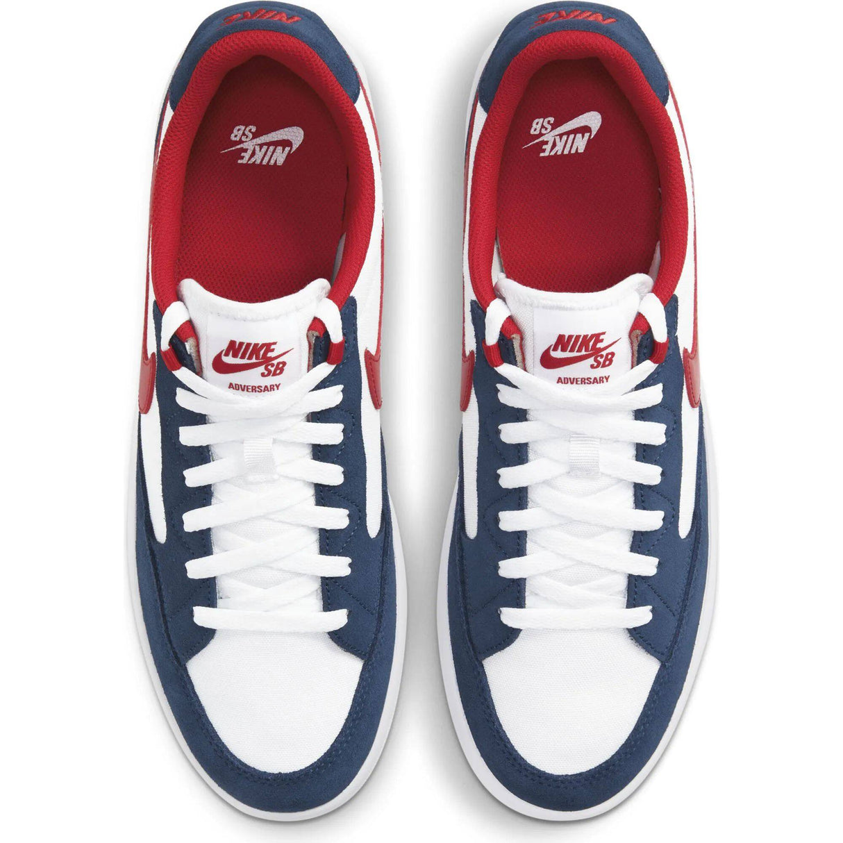 Nike SB Adversary Premium Skate Shoes - Navy/University Red-White-White