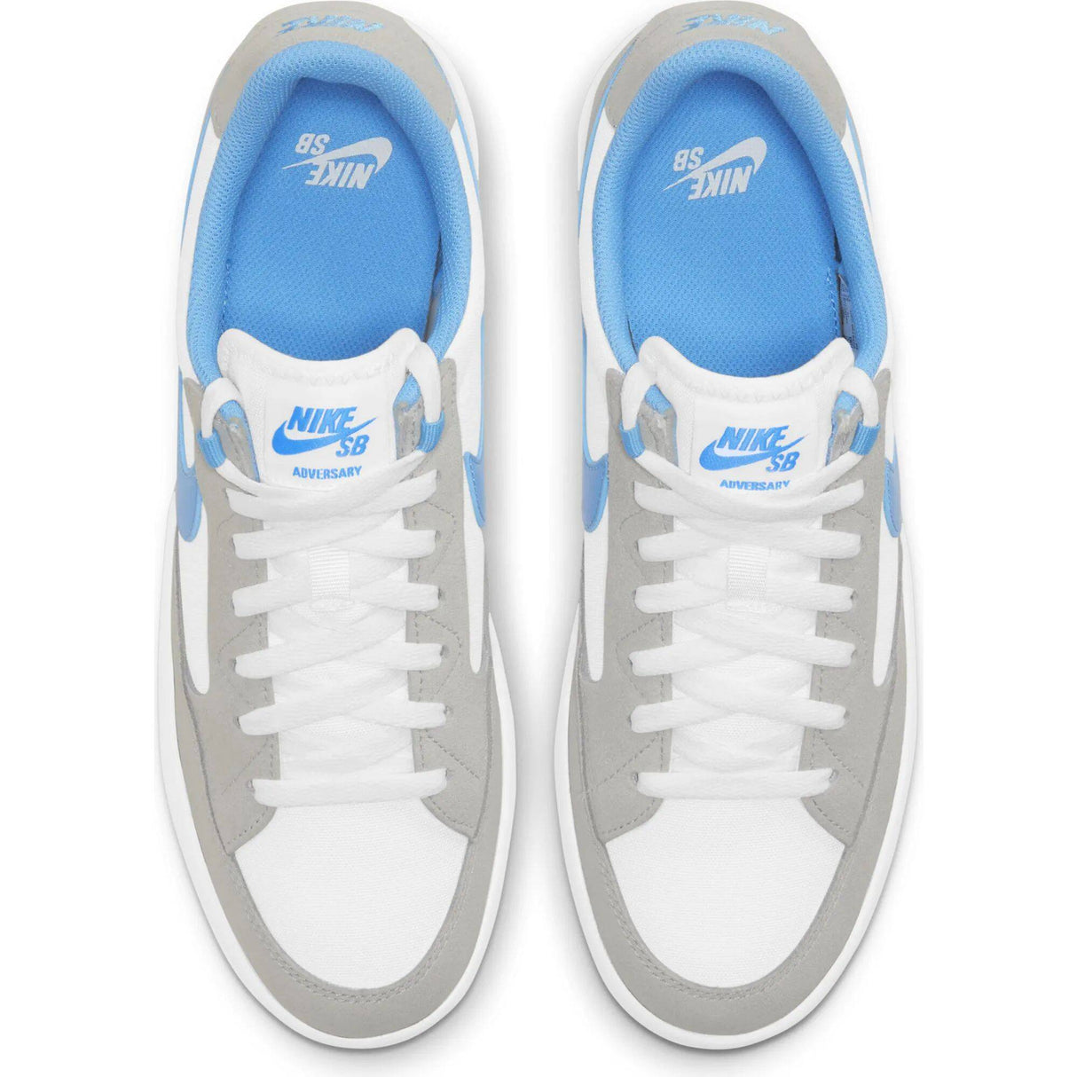 Nike SB Adversary Premium Skate Shoes - Wolf Grey/University Blue-Wolf Grey